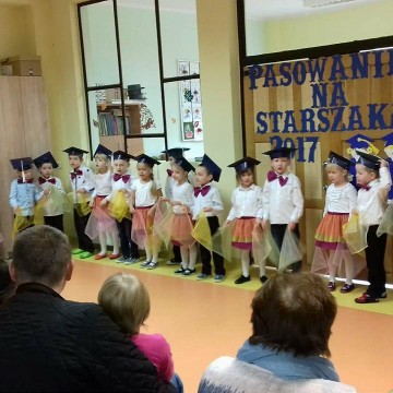 Pasowanie na Starszaka w Przedszkolu w Łupawie