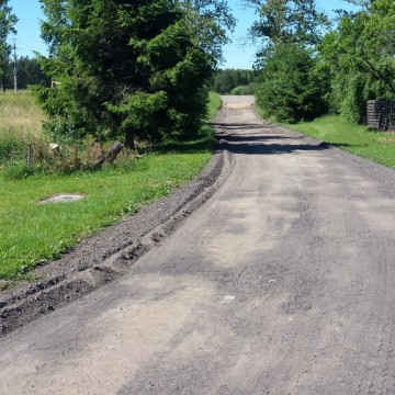 droga gmina z kruszywa drogowego w Malczkówku