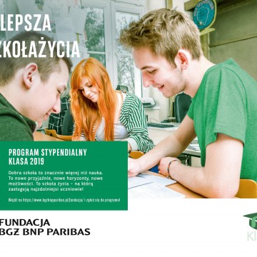 Fundacja BGŻ BNP Paribas rekrutuje absolwentów gimnazjów i podstawówek