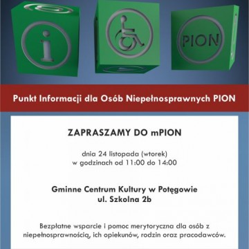 plakat informacyjny PION