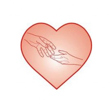 Obrazek przedstawiający serce z dłońmi