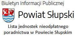 Nieodpłatne poradnictwo w Powiecie Słupskim